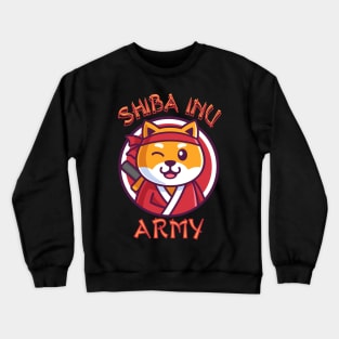 Shiba Inu Army Crewneck Sweatshirt